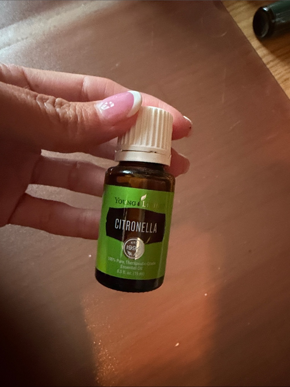 Young Living Citronella Essential Oil - Green Bottle with White Cap
